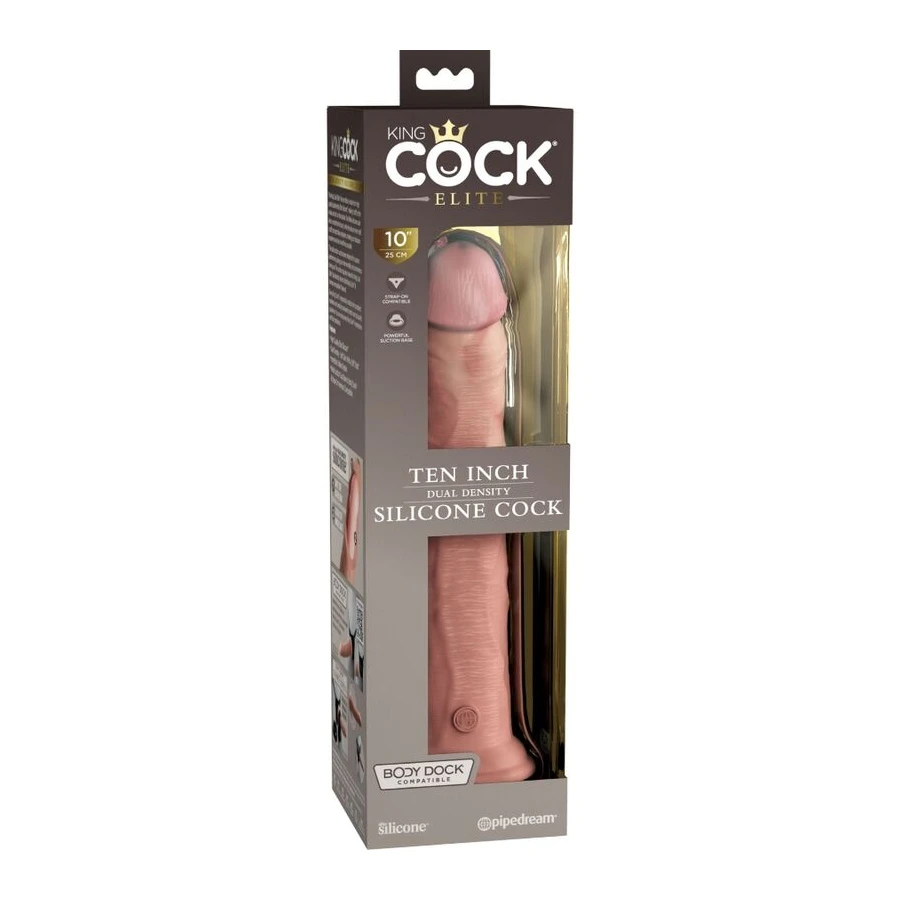 KING COCK - ELITE DILDO REALISTICO IN SILICONE 25.4 CM